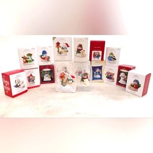 Hallnark keepsake christmas ornaments, all are snowman